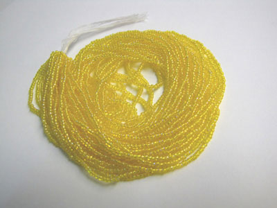 Seed Beads - Light Yellow AB - 11/0 MAIN