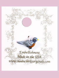 Susan Clarke - Small Bluebird Embellishment THUMBNAIL