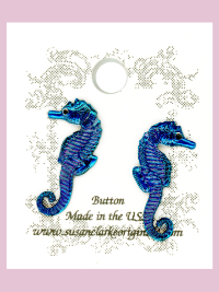 Susan Clarke - Teal Seahorse Buttons (2) THUMBNAIL