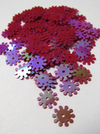 8mm Camellia Sequins — Iridescent Fuchsia THUMBNAIL