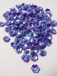 6mm Flower Sequins — Periwinkle THUMBNAIL