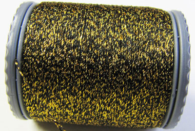 Sparkle Lamé - LM202 Gold and Black MAIN