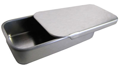 Steel Slide-Top Lip Balm Container MAIN