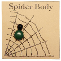 Dark Green Spider Body THUMBNAIL