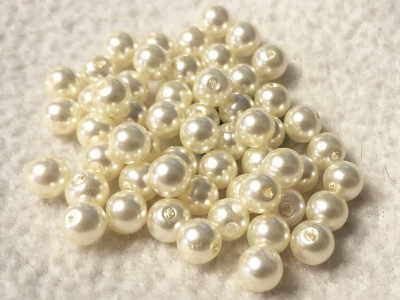 Cream 6mm Swarovski Glass Pearls – 57 ct. MAIN