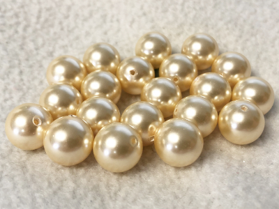 Light Gold 12mm Swarovski Glass Pearls – 20 ct. MAIN