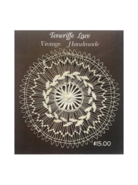 Vintage Teneriffe Lace Handmade Applique #2 THUMBNAIL