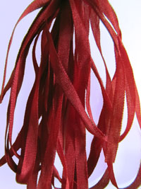 The Thread Gatherer Hand-dyed Silk Ribbon, 4mm — In The Reds 063 THUMBNAIL