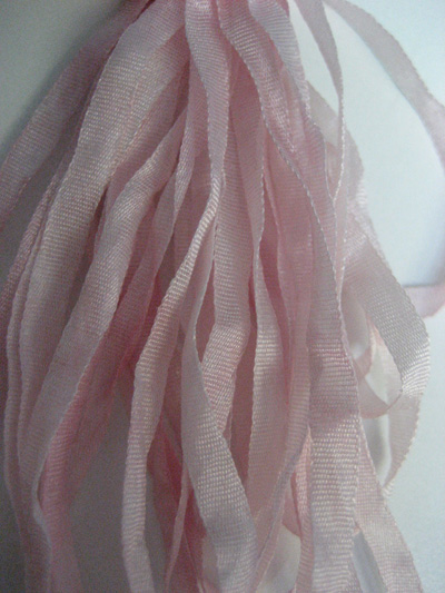 The Thread Gatherer Hand-dyed Silk Ribbon, 4mm — Fairy Rose 084 MAIN