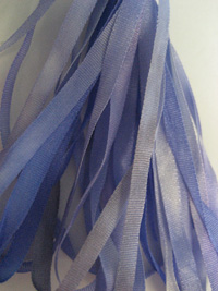 The Thread Gatherer Hand-dyed Silk Ribbon, 4mm — Forget-Me-Not 081 THUMBNAIL