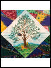 QT Fabrics "His Majesty - The Tree" # 27559-X Multi - Twelve Block Panel (43" x 54") SWATCH