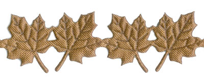 Brown Maple Leaves Trim by May Arts – # EX-96 MAIN