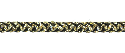 Black Trim with Gold Metallic Zig Zags MAIN