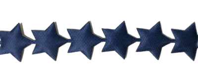 May Arts 7/8" Jumbo Adhesive Satin Star Ribbon  # A593-78-03N Navy Blue MAIN