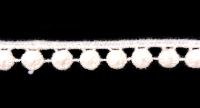 1/2" Wide Decorative Lace Trim – Cream Circles THUMBNAIL