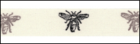 Twill Tape Trim by May Arts - # 413-34-1 – Bees THUMBNAIL