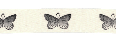 Twill Tape Trim by May Arts - # 413-34-13 – Butterflies MAIN