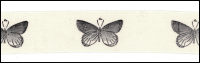 Twill Tape Trim by May Arts - # 413-34-13 – Butterflies THUMBNAIL