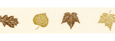 Twill Tape Trim by May Arts - # 413-34-21 – Leaves MAIN