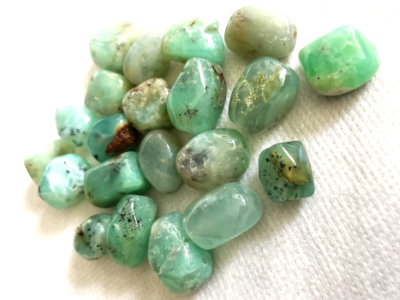 Chrysoprase Large Nugget Beads MAIN