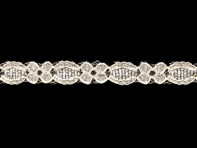 Vintage Lace Trim – floral pattern, cream, 7/16" wide – Priced per yard MAIN