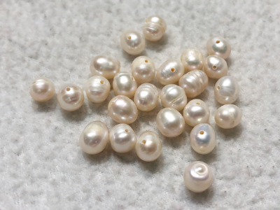 Cultured Pearls Cream 7mm - 25 beads MAIN