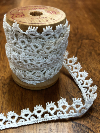 Vintage Lace Trim on "Belding Corticelli" Spool – 2 yards MAIN
