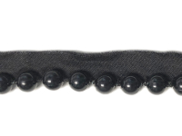 Vintage Beaded Trim – black round beads THUMBNAIL