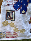 We the People Large Shoulder Tote - White SWATCH