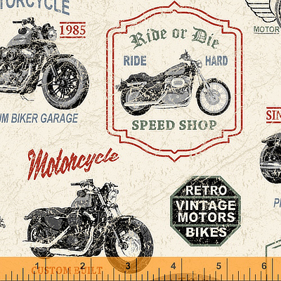 Windham Fabrics - Born To Ride - 52240-1 MAIN