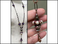 Bohemian Turban Beaded Bead Necklace by Robin Dudley-Howes THUMBNAIL