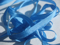 YLI Silk Ribbon, 4mm — 011 (peacock blue) THUMBNAIL