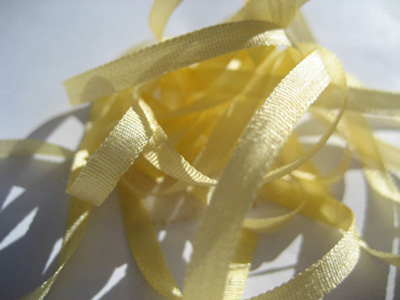 YLI Silk Ribbon, 7mm — 014 (yellow) MAIN