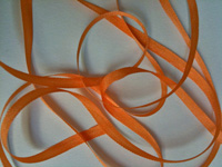 YLI Silk Ribbon, 4mm — 040 (tangerine) THUMBNAIL
