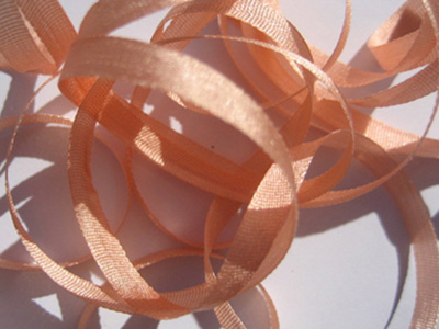 YLI Silk Ribbon, 4mm — 042 (light persimmon) MAIN
