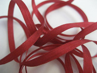 YLI Silk Ribbon, 4mm — 049 (dark red) THUMBNAIL