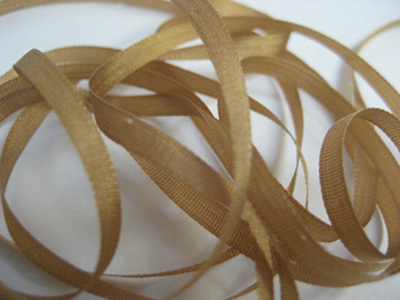 YLI Silk Ribbon, 4mm — 052 (brown gold) MAIN
