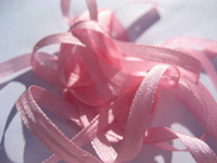 YLI Silk Ribbon, 4mm — 068 (medium pink) THUMBNAIL