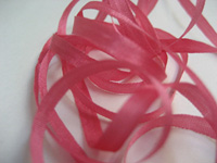 YLI Silk Ribbon, 4mm — 069 (bright pink) THUMBNAIL