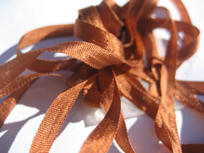 YLI Silk Ribbon, 4mm — 080 (brick) MAIN