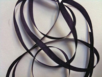 YLI Silk Ribbon, 4mm — 086 (black purple) THUMBNAIL
