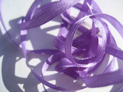 YLI Silk Ribbon, 4mm — 102 (amethyst) MAIN