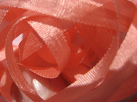 YLI Silk Ribbon, 4mm — 104 (salmon) THUMBNAIL