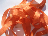 YLI Silk Ribbon, 4mm — 108 (rusty orange) THUMBNAIL