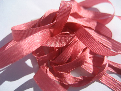 YLI Silk Ribbon, 4mm — 113 (coral rose) MAIN