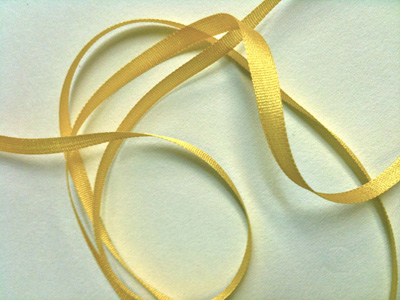 YLI Silk Ribbon, 4mm — 121 (corn yellow) MAIN
