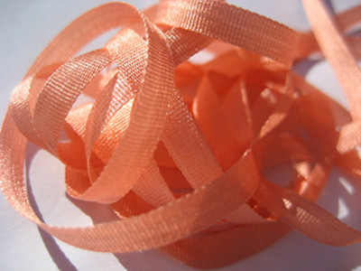 YLI Silk Ribbon, 4mm — 168 (dark peach) MAIN