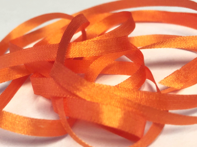 YLI Silk Ribbon, 4mm — 174 (carrot) MAIN