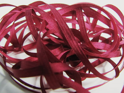 YLI Silk Ribbon, 4mm — 182 (wine) MAIN