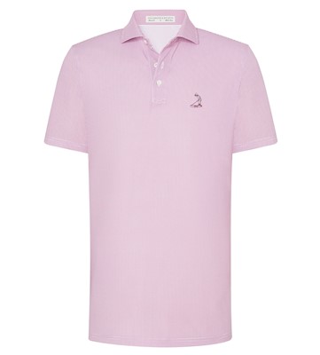 Holderness & Bourne - Men's Floyd Polo - White/Claret THUMBNAIL